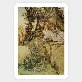 The Magic Cup - Arthur Rackham Sticker